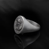 Sterling Silver Jesus Statement Ring, Jesus Christ Ring, Christian Jewelry, Gift For Fathers, Religious Rings, Unique Gift For Father's Day