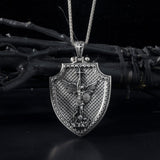 Sterling Silver Saint Michael Necklace - Archangel Michael