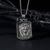 Silver Bear Necklace, 925 Silver Animal Jewelry, Nordic Bear Pendants, Bear Man Medallion, Bear Claw Necklace, Unique Gift For Father's Day