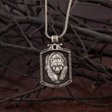 Silver Bear Necklace, 925 Silver Animal Jewelry, Nordic Bear Pendants, Bear Man Medallion, Bear Claw Necklace, Unique Gift For Father's Day