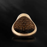 14K Solid Gold Cobra Snake Ring, Gold Snake Rings for Men, 18K Unique Snake Ring, Men's Animal Statement Ring, Unique Gift For Father's Day