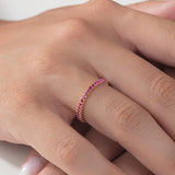 Full Infinity Birthstone Rings