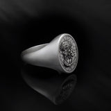 Sterling Silver Jesus Statement Ring, Jesus Christ Ring, Christian Jewelry, Gift For Fathers, Religious Rings, Unique Gift For Father's Day