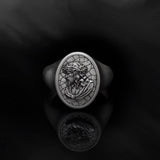 Sterling Silver Jesus Statement Ring, Jesus Christ Ring, Christian Jewelry, Gift For Fathers, Religious Rings, Unique Gift For Father's Day