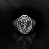 Sterling Silver Ram Rings, Animal Statement Rings For Men, Aries Ram Zodiac Ring For Men, Gift For Boyfriends, Unique Gift For Father's Day