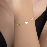 Custom Initial Bracelet – Personalized Letter Bracelet