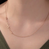 Personalized Sideways Initial Necklace