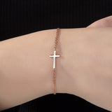 Dainty Cross Bracelet For Women