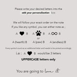 Custom Initial Letter Bracelet