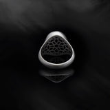 925 Sterling Silver Jesus Signet Ring