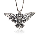 Sterling Silver Eagle Pendant, Jewelry For Man, Gift For Father's, Double Headed Eagle, Winged Eagle Necklace, Unique Gift For Father's Day