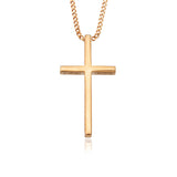 18K Solid Gold Byzantine Patterned Cross Pendants, Unisex 14K Jesus Cross Necklace, 10K Gold Religious Jewelry, Unique Gift For Father's Day