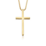 18K Solid Gold Byzantine Patterned Cross Pendants, Unisex 14K Jesus Cross Necklace, 10K Gold Religious Jewelry, Unique Gift For Father's Day