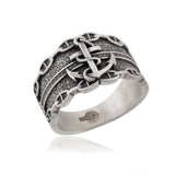 Mariner Ship Man's Anchor Rings, Sterling Silver Anchor Rings, Nautical Rope Men's Ring, Gift For Sailors Man, Unique Gift For Father's Day