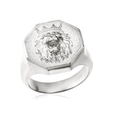14K Solid Gold Lion King Rings, 10K Lion Head Statement Ring, Animal Signet Rings For Men, Men's Gift Jewelry, Unique Gift For Father's Day