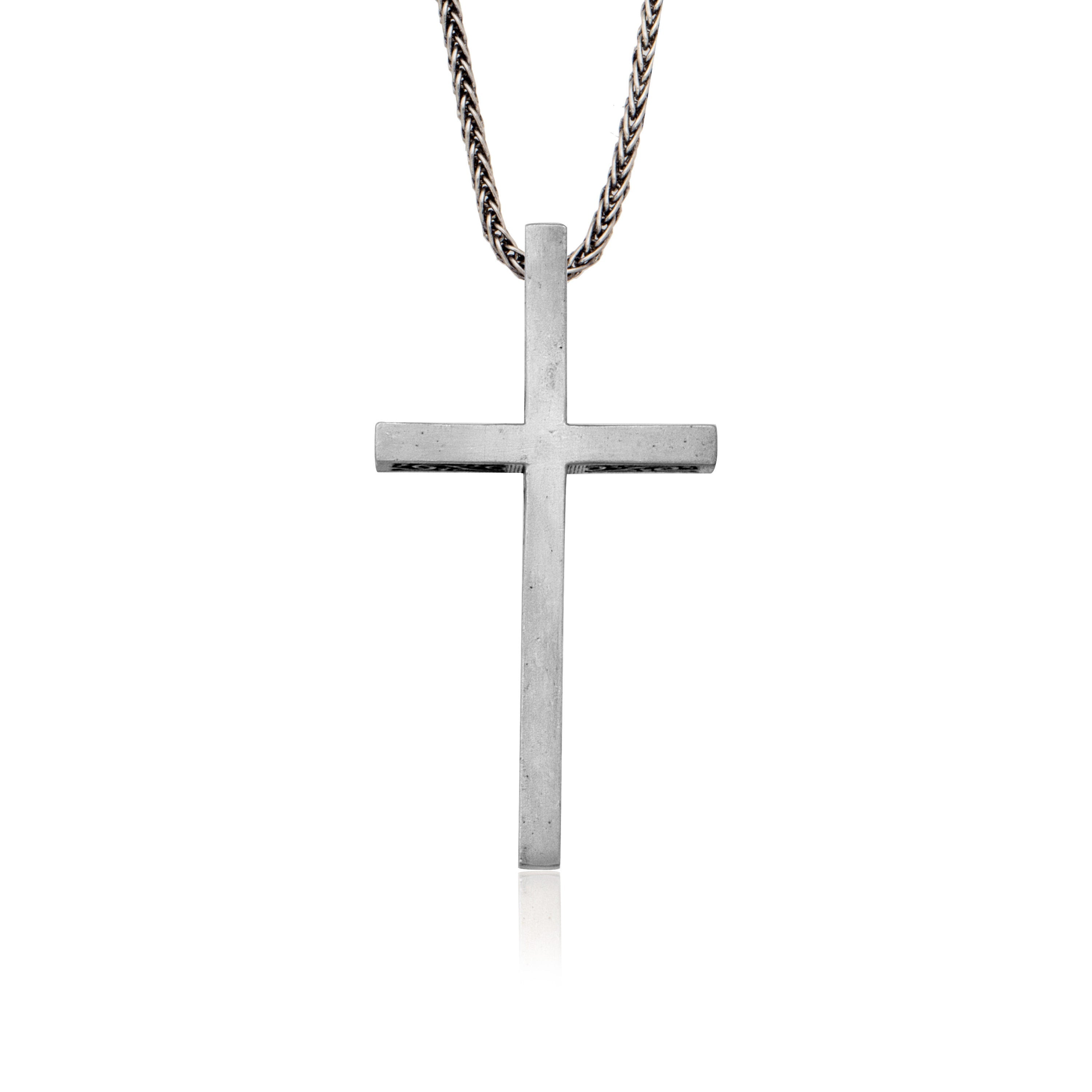 Sterling Silver Cross Necklace For Men, Crucifix Man Pendants, Birthday Gift For Boyfriend, Religious Jewelry, Unique Gifts For Father's Day