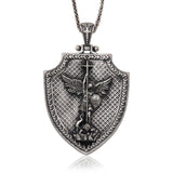 Sterling Silver Saint Michael Necklace - Archangel Michael