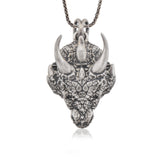 Unique Dragon Necklace, Solid Silver Dragon Pendant, Dragon Head Necklace, Jewelry For Man, Necklace For Mens, Unique Gift For Father's Day