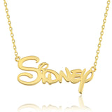 Custom Name Necklace in Script Font