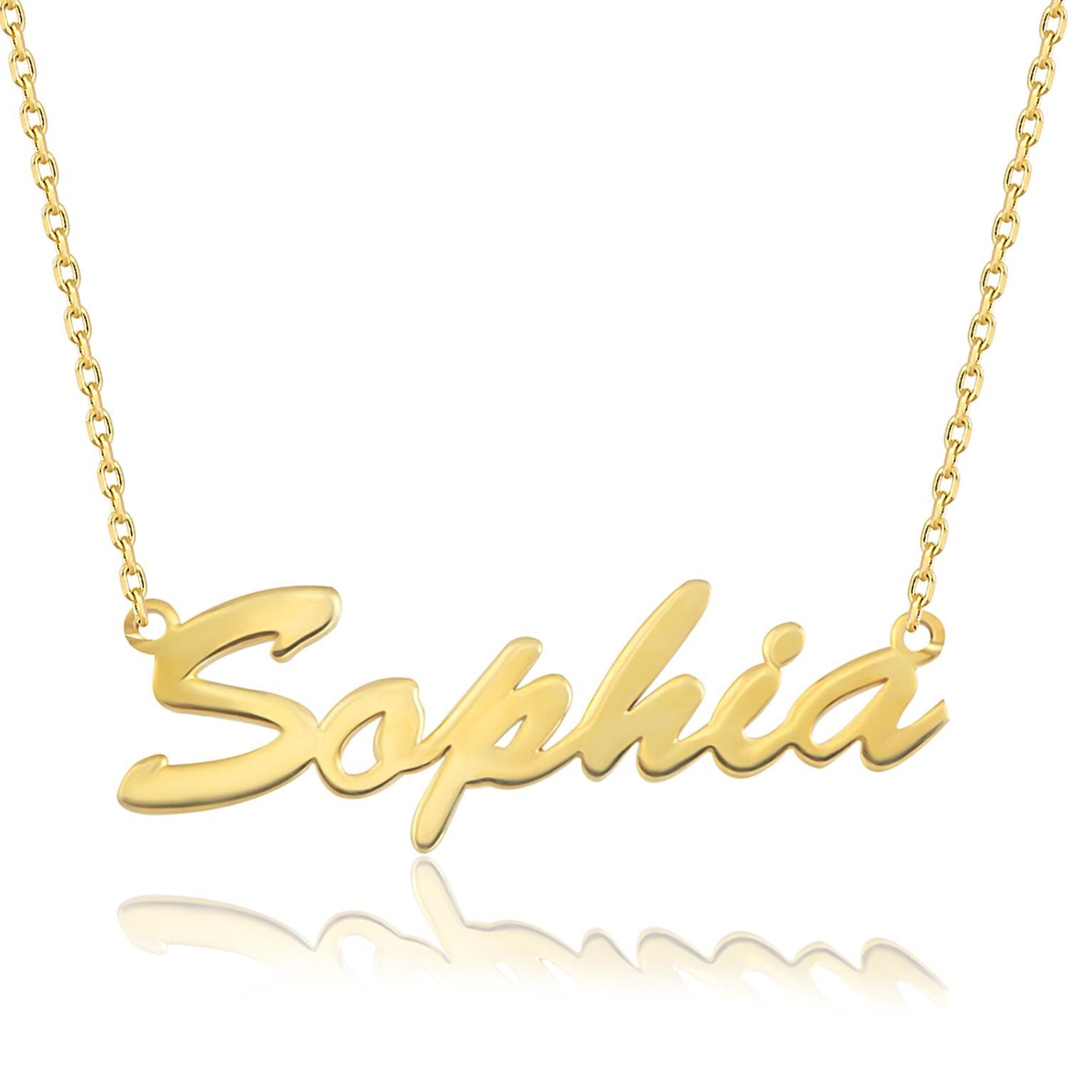 Silver Name Necklace For Women, Custom Birthday Gifts, 14K Gold Name Necklace, Gifts For Mothers, Personalized Gifts, Gift For Mothers Day
