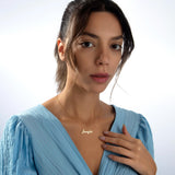 Dainty Handwritten Name Necklace