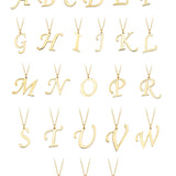 Custom Initial Letter Necklace For Women