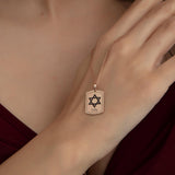 Customizable Star of David Name Necklace