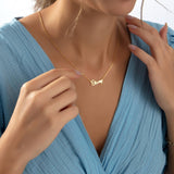 Custom Name Necklace in Script Font