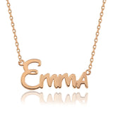Custom Name Necklace in Script Font
