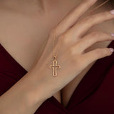 Elegant Cross Pendant Necklace