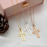 Elegant Cross Pendant Necklace