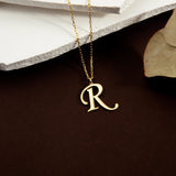 Custom Initial Letter Necklace For Women