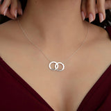 Personalized Multi Name Circle Necklace