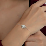 Custom Paw Print Bracelet with Multiple Pet Names