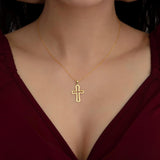 Elegant Cross Pendant Necklace