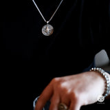 Sterling Silver Compass Necklace For Men, North Star Compass Necklaces, Gift For Sailor Men, Personalized Gift, Unique Gift For Father's Day