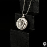 Silver Saint Christopher Necklace, St Christopher Pendants, Catholic Religious Jewelry, Birthday Gifts For Men, Unique Gift For Father's Day