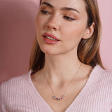 Custom Teardrop Birthstone Necklace