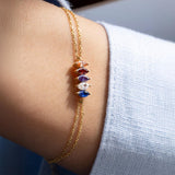 Marquise Shaped Birthstone Bracelet