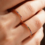 Dainty Stackable Birthstone Ring