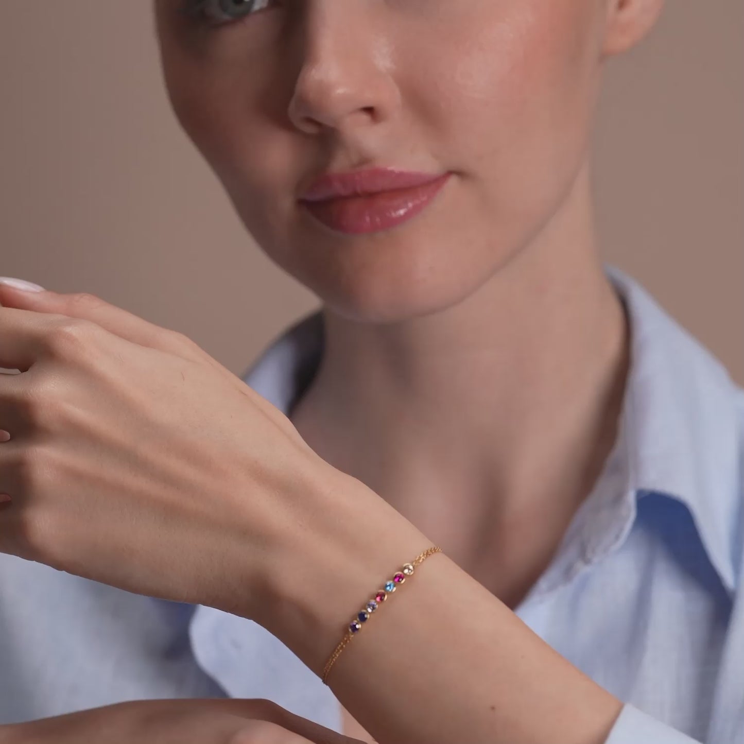 Personalized Birthstone Bracelet For Women